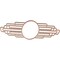 Ekena Millwork Elizabeth Wood Fretwork Pierced Ceiling Medallion, Cherry, 38"W x 19"H x 10 1/2"IW x 18"IH x 3/8"T CMWP38X19X0375EBCH - alternate 3